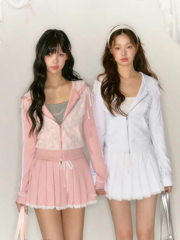 Angelic Lace Sporty Set sold by Ipinkustore