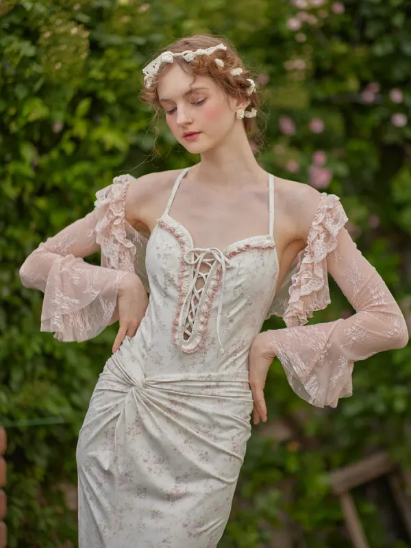 French Fairy Sleeve Lace Cardigan sold by Ipinkustore