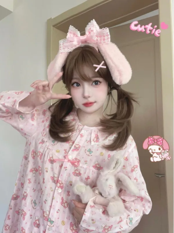 Melody Long-sleeved Pajamas sold by Ipinkustore