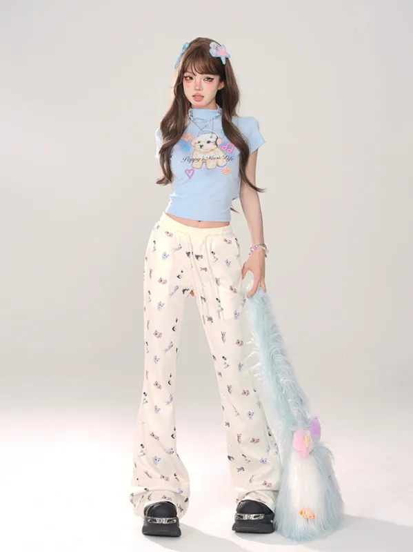 Cat Casual Pants sold by Ipinkustore