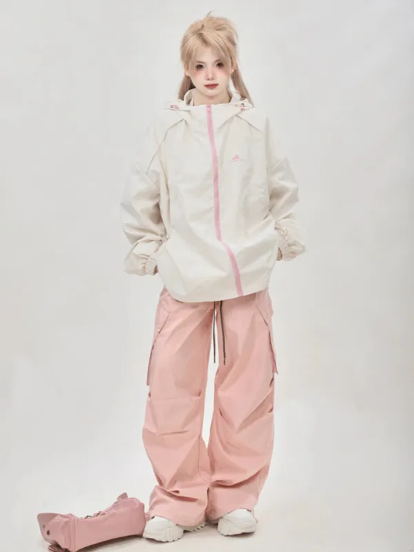 Pink Navy Black Cargo Pants sold by Ipinkustore