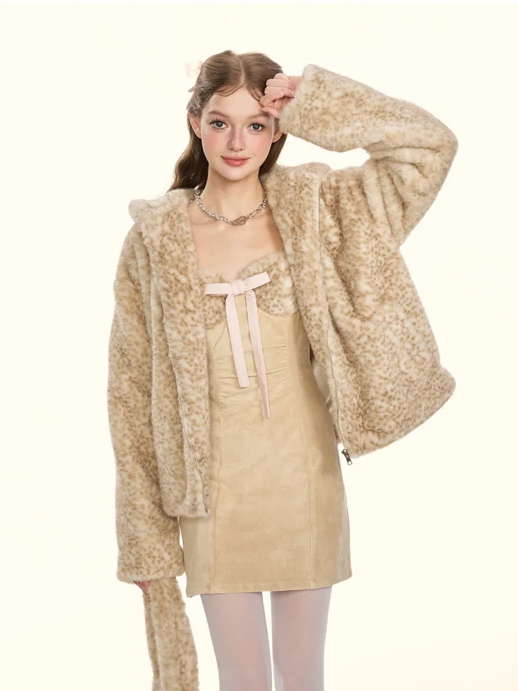 Milky Leopard Cloud Jacket sold by Ipinkustore product image thumbnail 3
