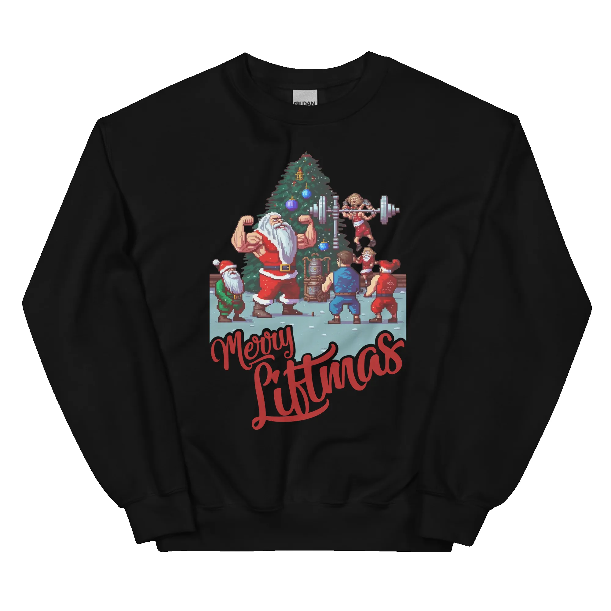 Merry Liftmas Unisex Sweatshirt sold by Flex Living product image thumbnail 3