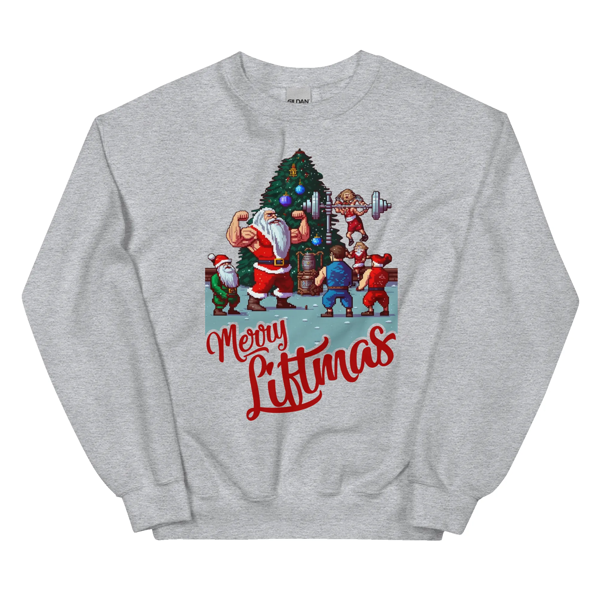 Merry Liftmas Unisex Sweatshirt sold by Flex Living product image thumbnail 2