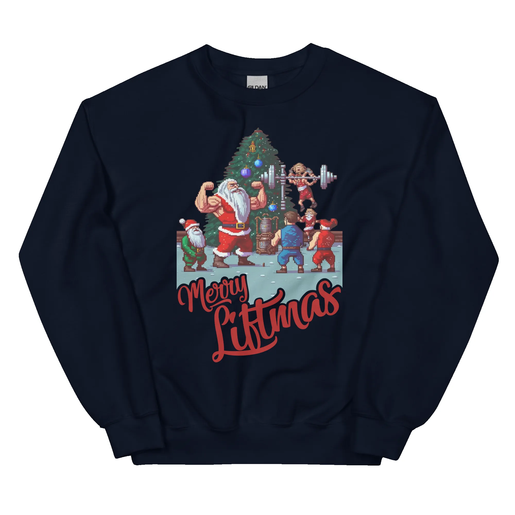 Merry Liftmas Unisex Sweatshirt sold by Flex Living product image thumbnail 4