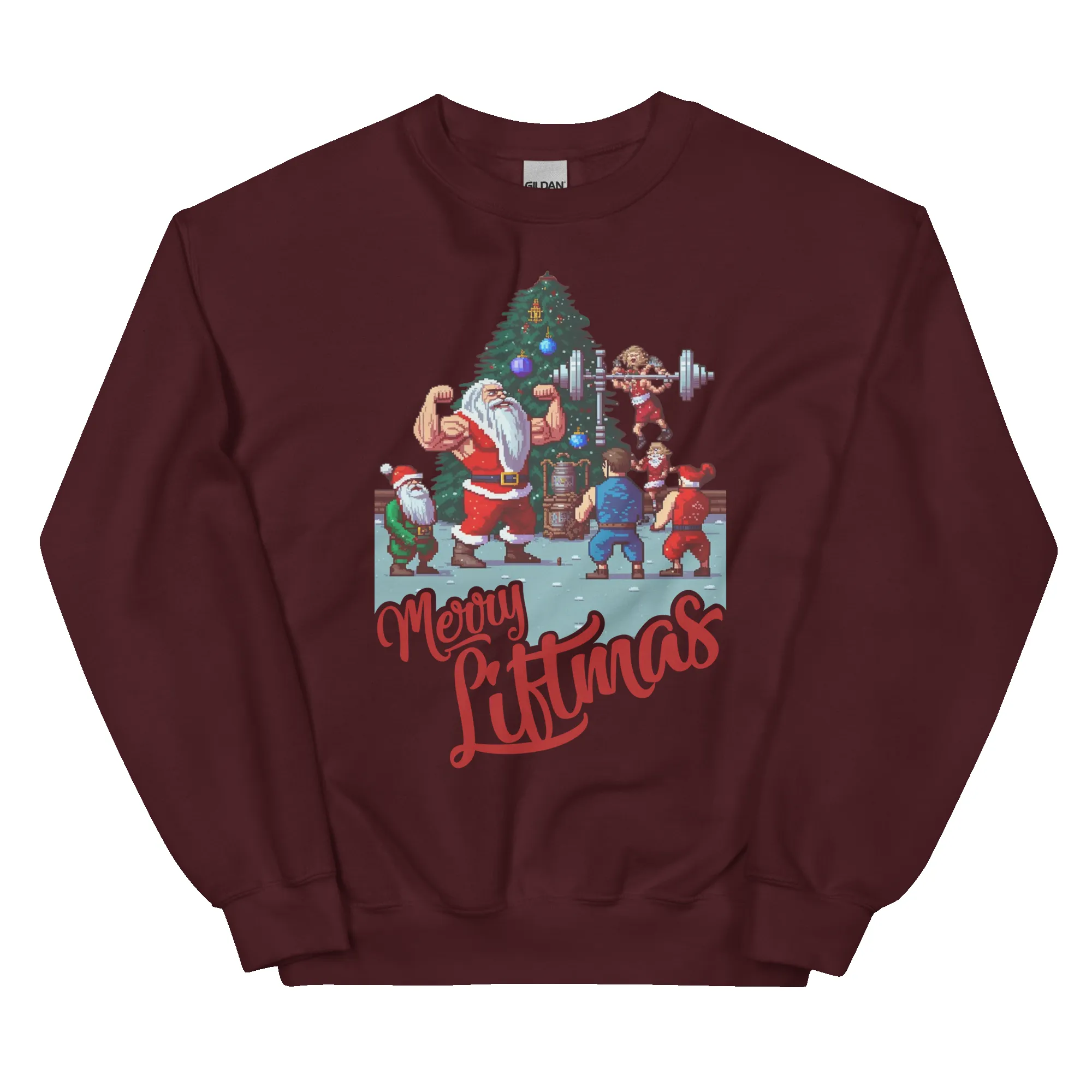 Merry Liftmas Unisex Sweatshirt sold by Flex Living product image thumbnail 5