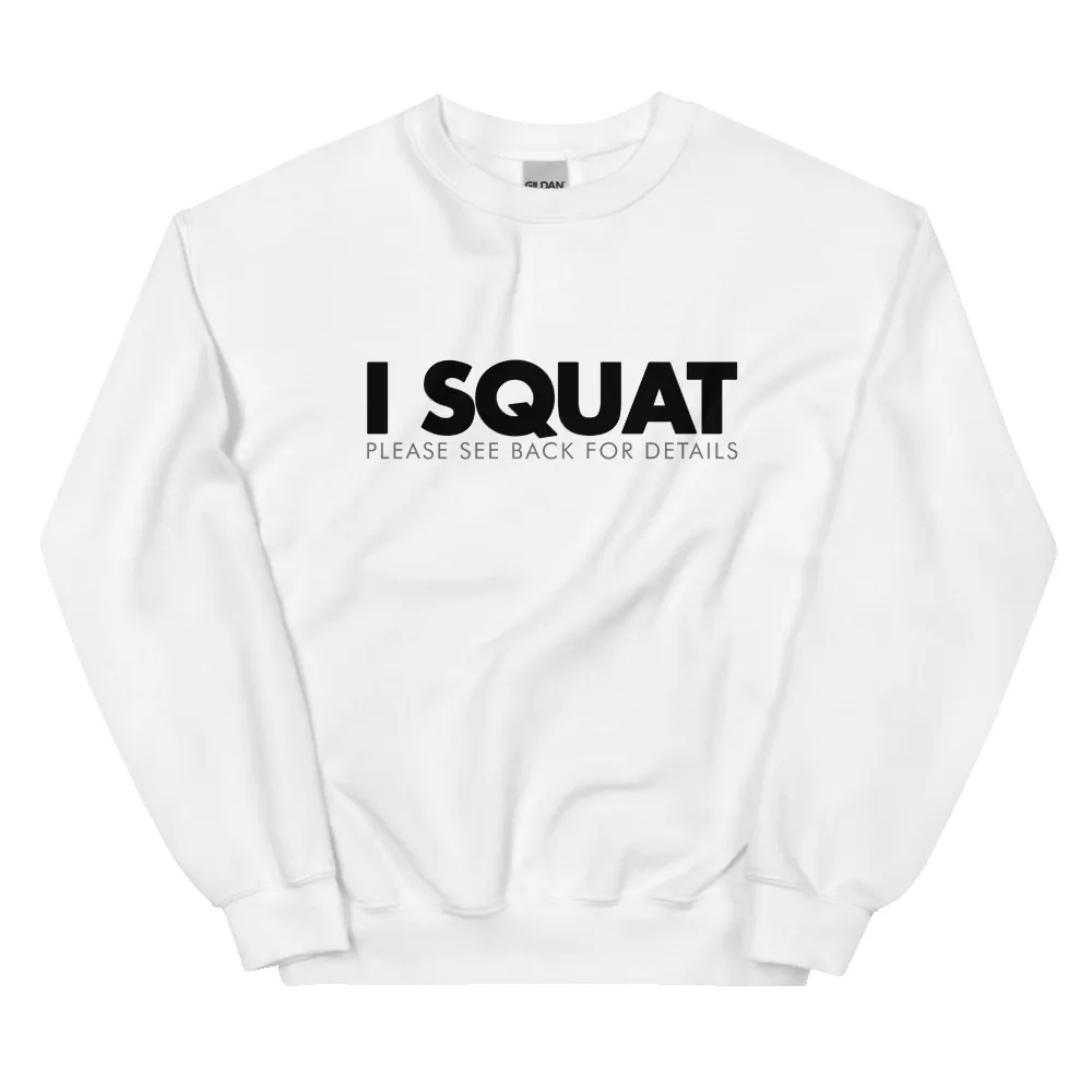 I SQUAT UNISEX SWEATSHIRT sold by Flex Living product image thumbnail 2