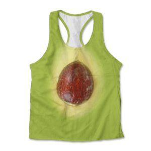 Printed Jersey Tank - Avocado sold by Flex Living