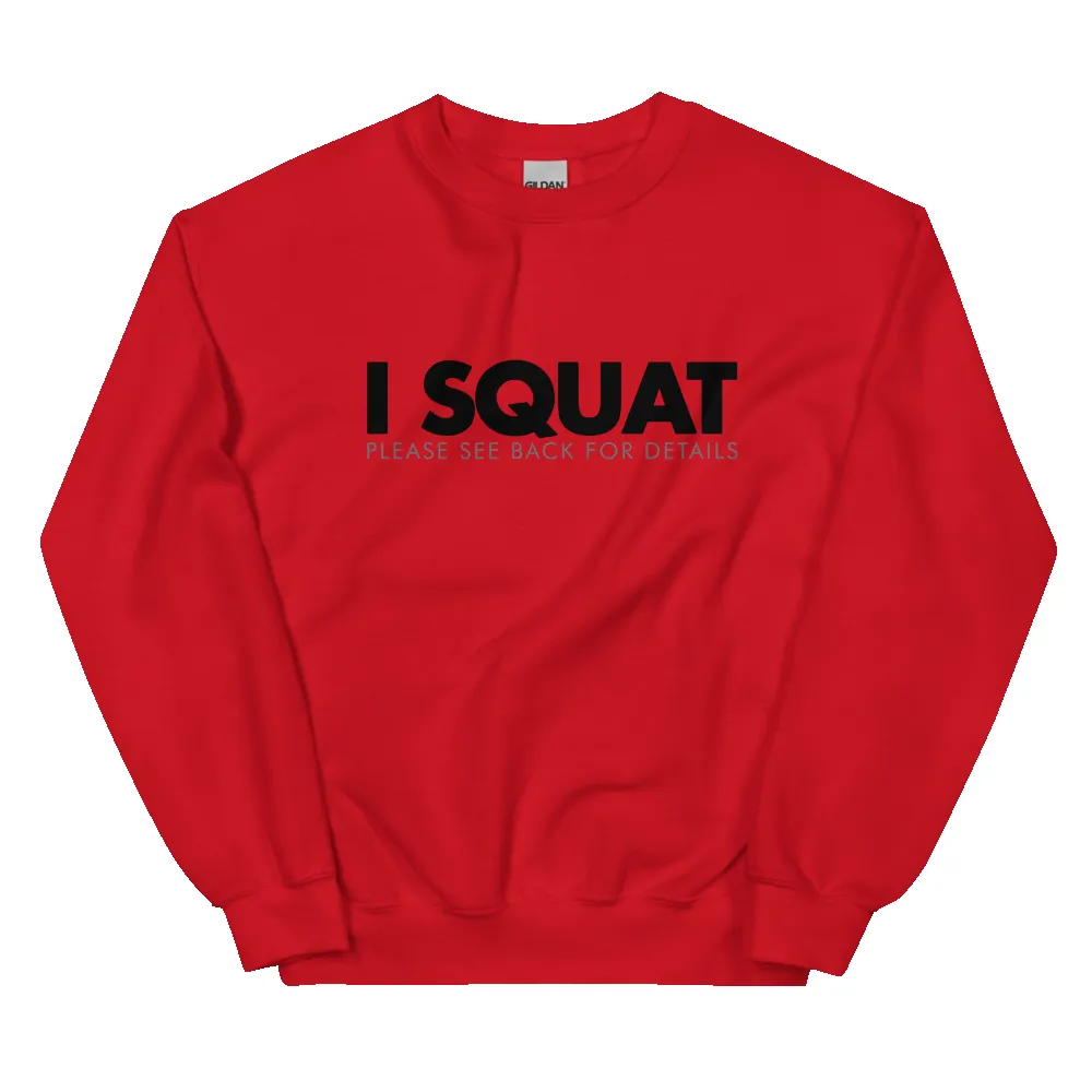 I SQUAT UNISEX SWEATSHIRT sold by Flex Living product image thumbnail 5