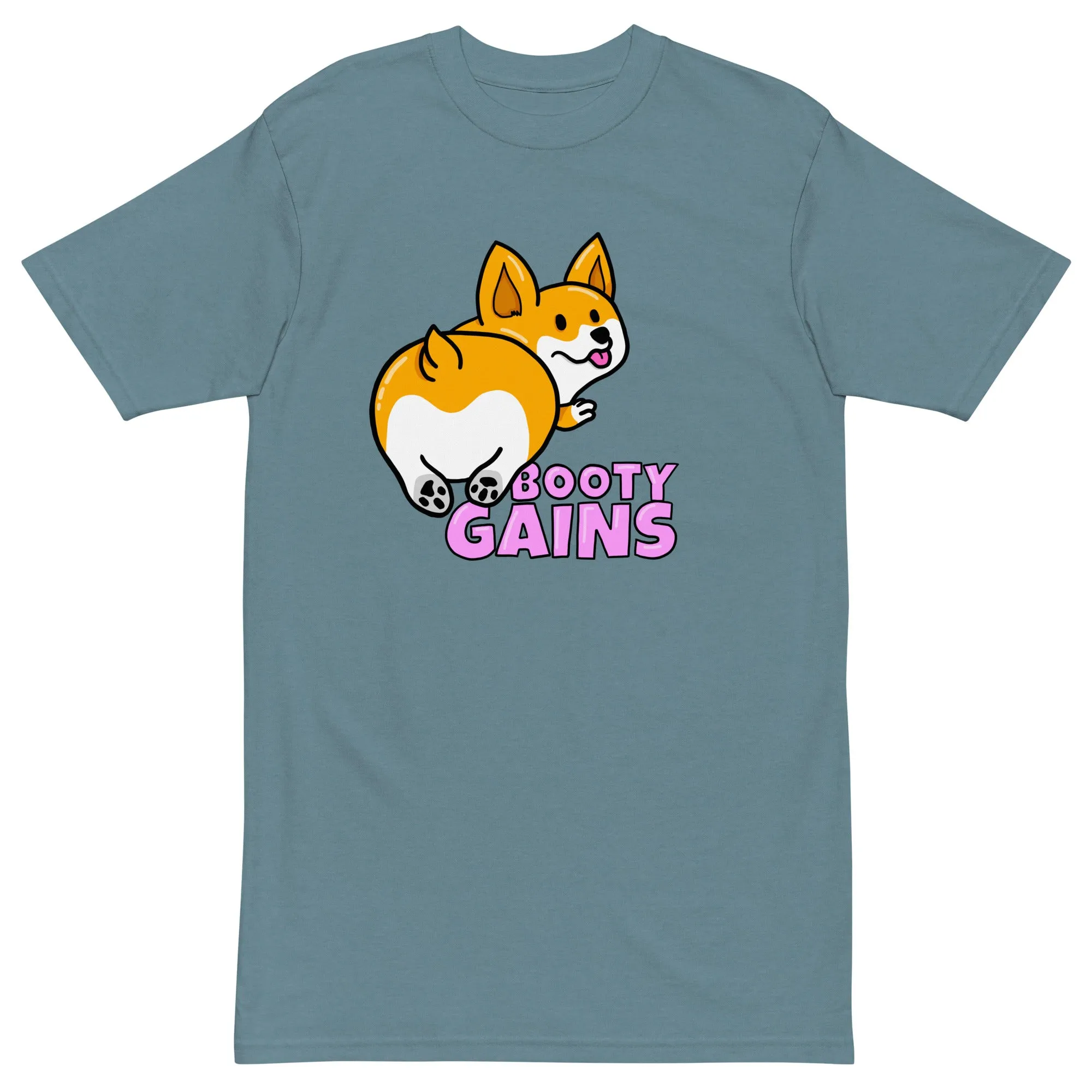 NOTICE MY SQUAT GAINS PREMIUM GRAPHIC SHIRT sold by Flex Living product image thumbnail 4