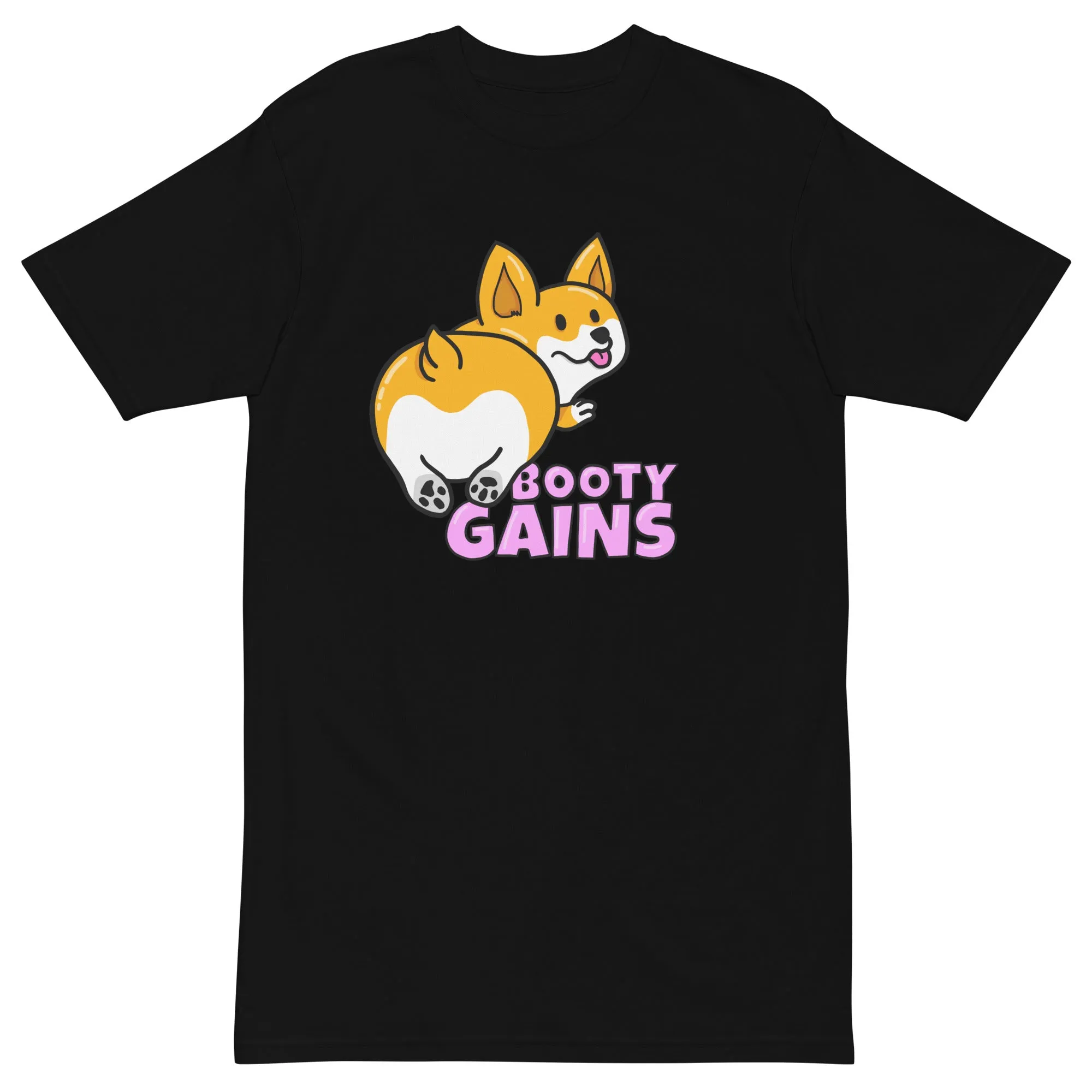 NOTICE MY SQUAT GAINS PREMIUM GRAPHIC SHIRT sold by Flex Living