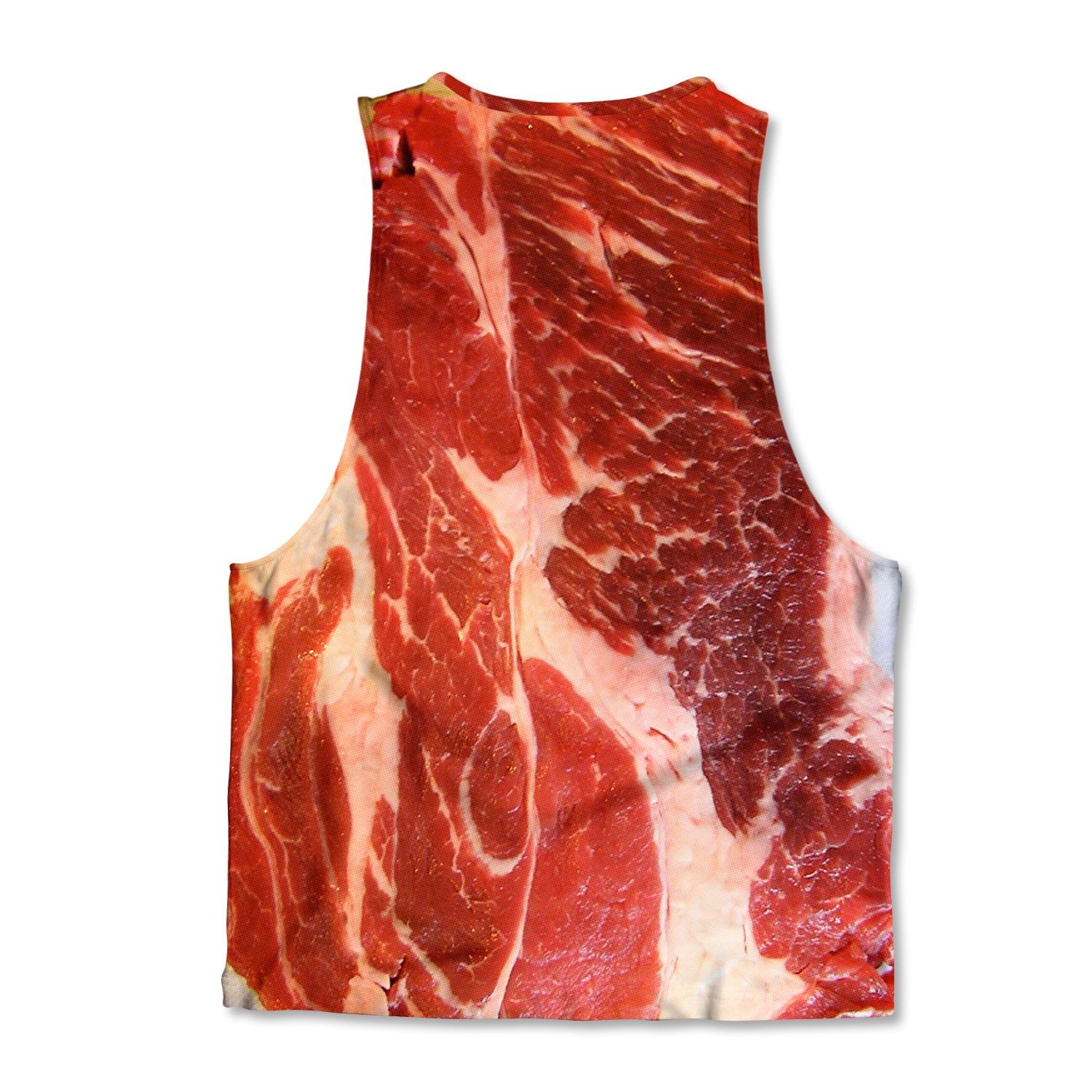 Printed Muscle Tank - Meat sold by Flex Living product image thumbnail 2