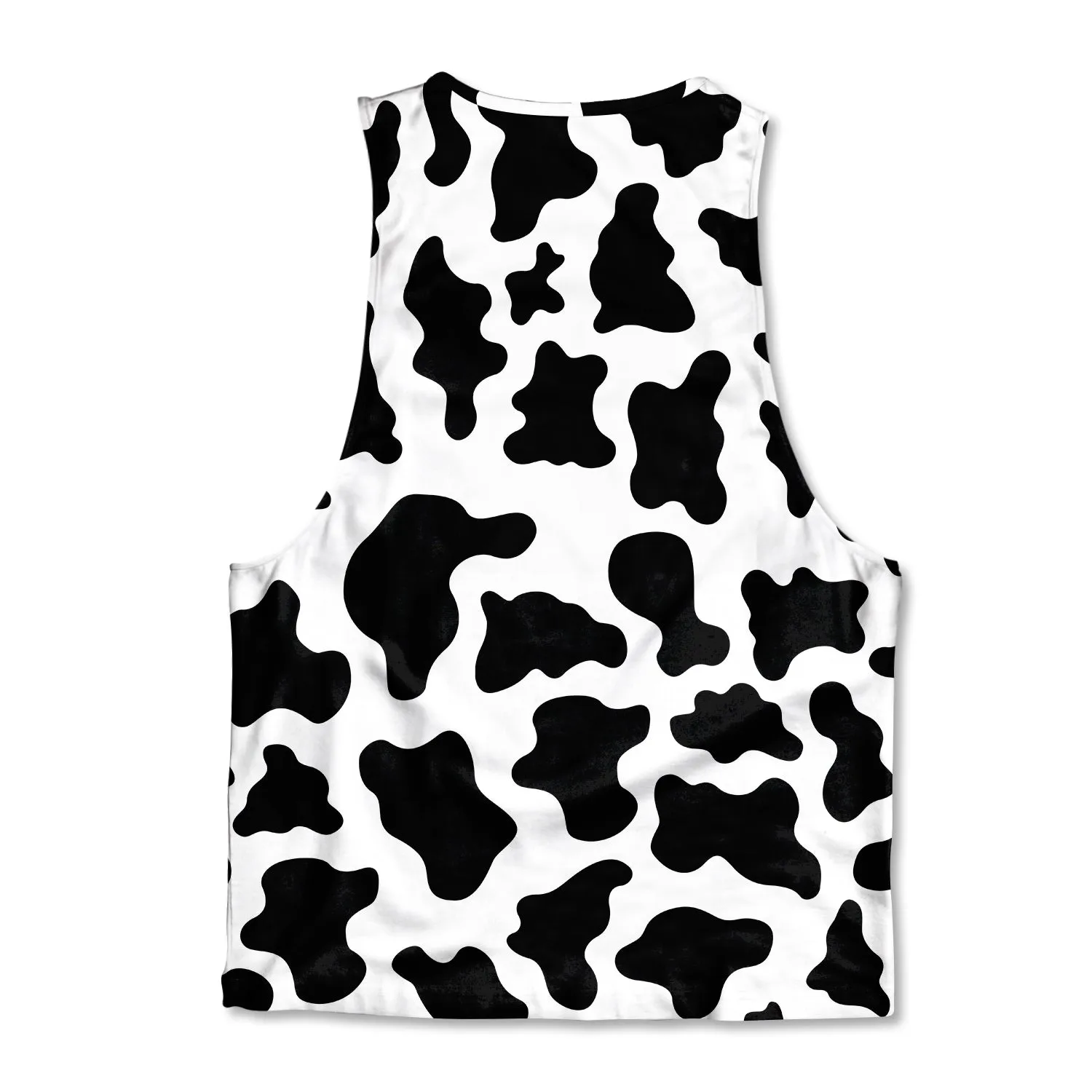 Printed Muscle Tank - Cow Print sold by Flex Living product image thumbnail 2