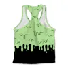 Printed Jersey Tank - Gymbusters sold by Flex Living