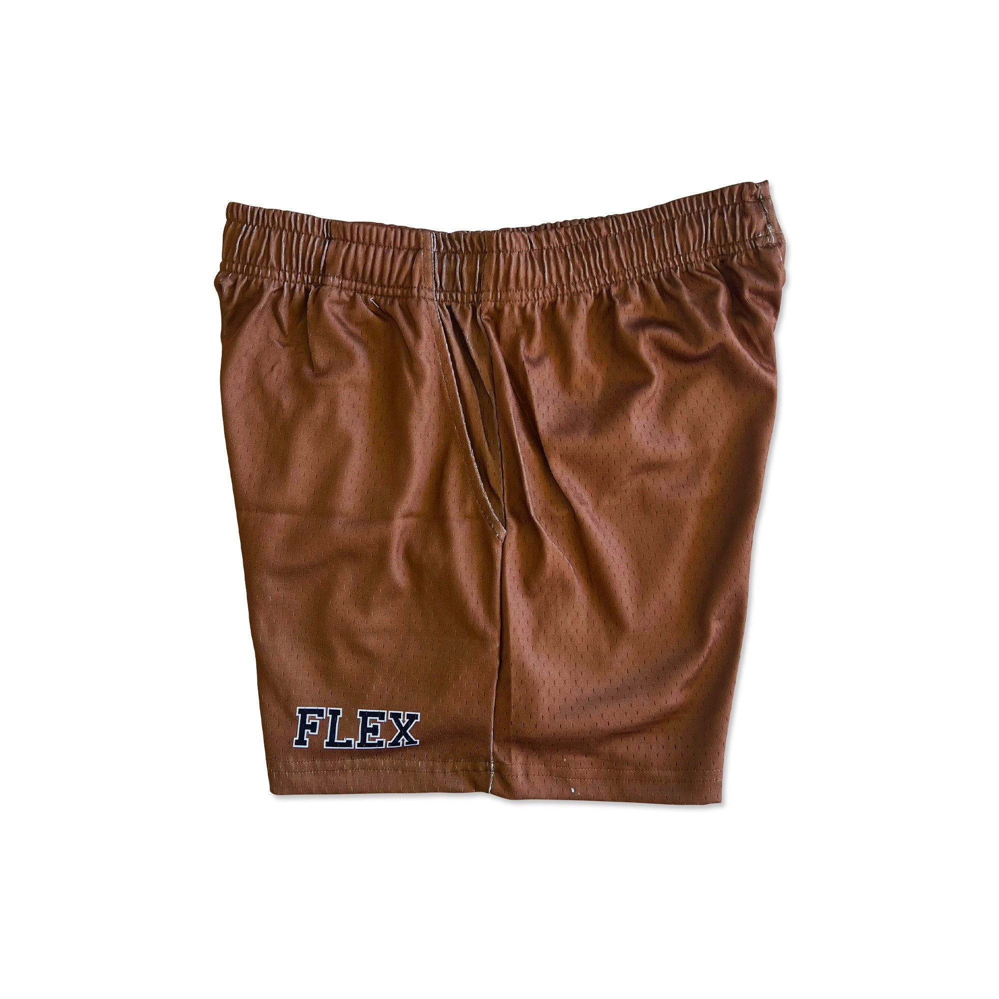 Mesh Flex Shorts 5" - Brown sold by Flex Living product image thumbnail 4