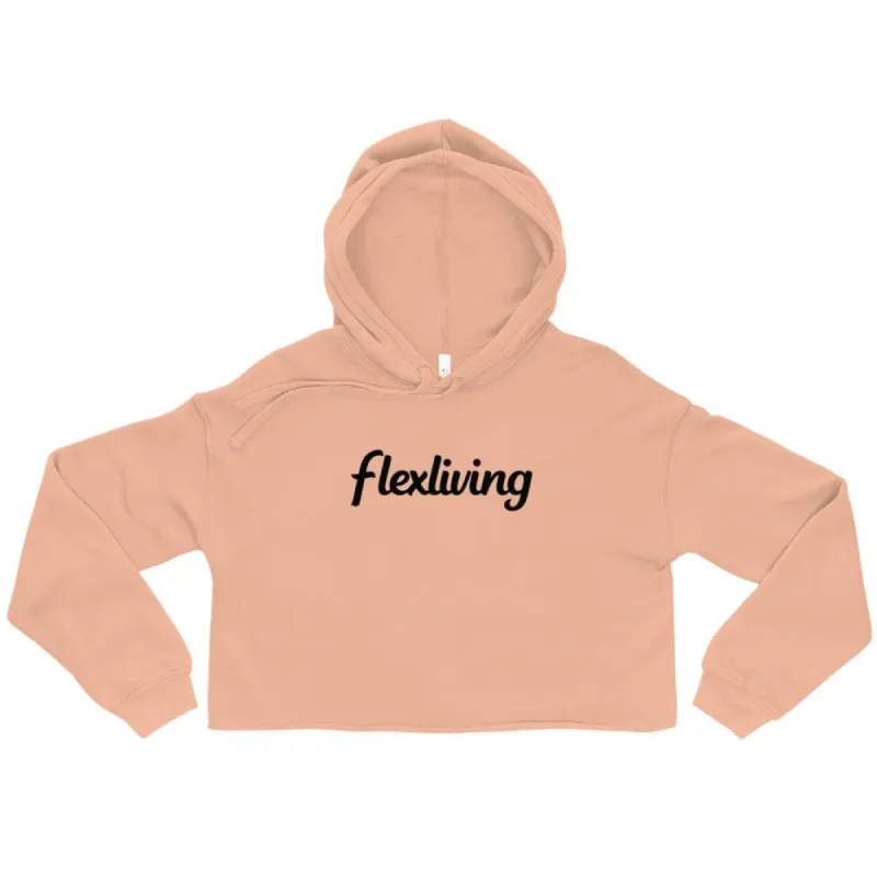 Flexliving Logo Crop Hoodie sold by Flex Living