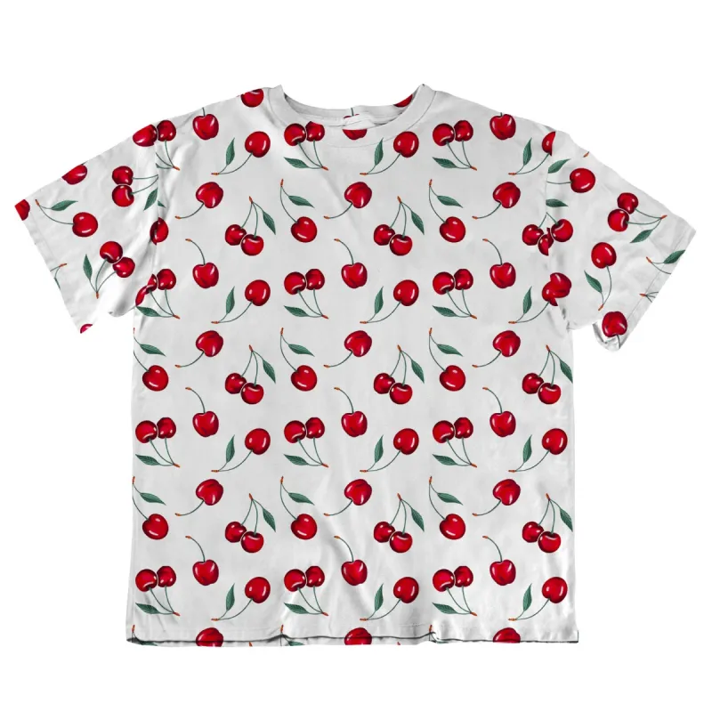 Unisex Oversized Tee - Cherries sold by Flex Living