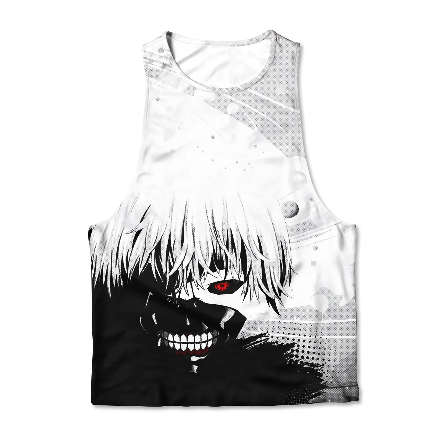 Printed Muscle Tee - Ghoul sold by Flex Living
