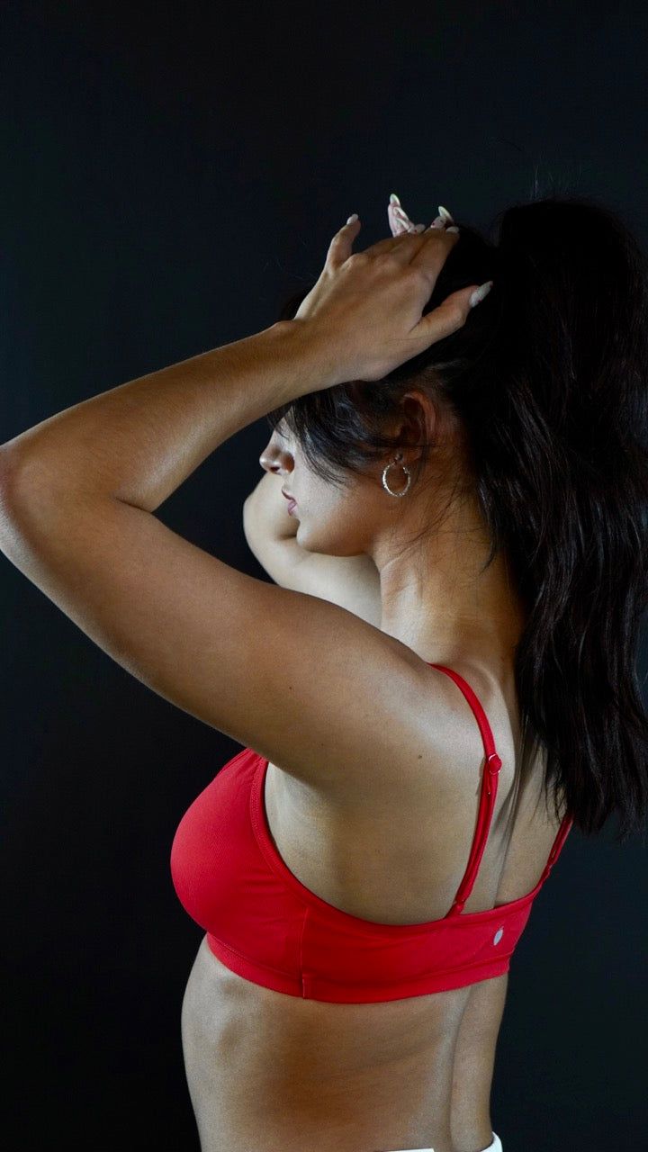 Sweetheart Ribbed Bra - Red (75% OFF!) sold by Flex Living product image thumbnail 4