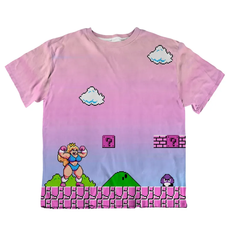 Unisex Oversized Tee - Peach Power sold by Flex Living