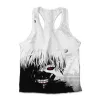 Printed Jersey Tank - Ghoul sold by Flex Living