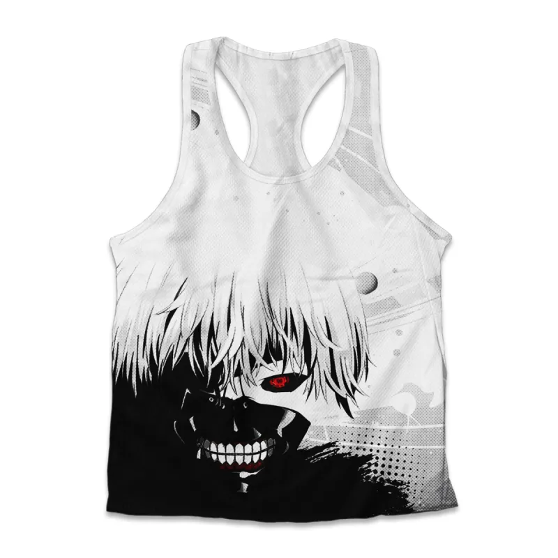 Printed Jersey Tank - Ghoul sold by Flex Living