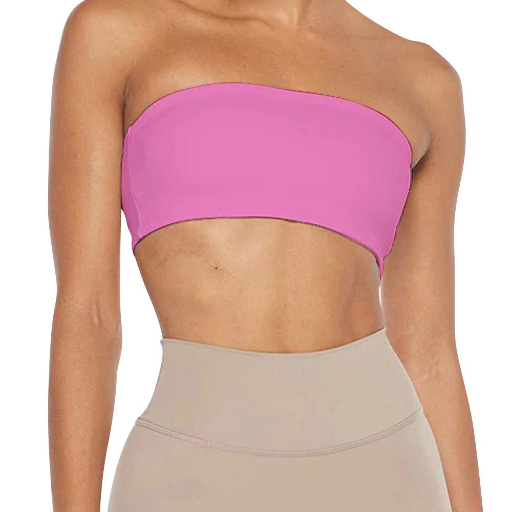 Classic Tube Sports Bra - Pink sold by Flex Living
