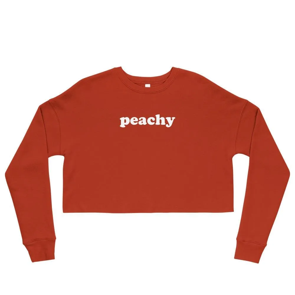 Peachy Crop Sweatshirt sold by Flex Living product image thumbnail 4