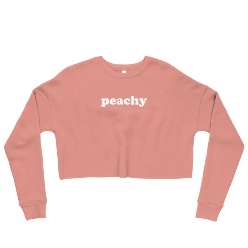 Peachy Crop Sweatshirt sold by Flex Living