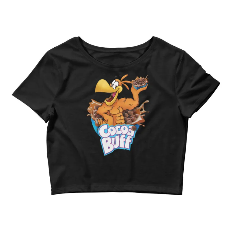 Cocoa Buff Crop Tee sold by Flex Living