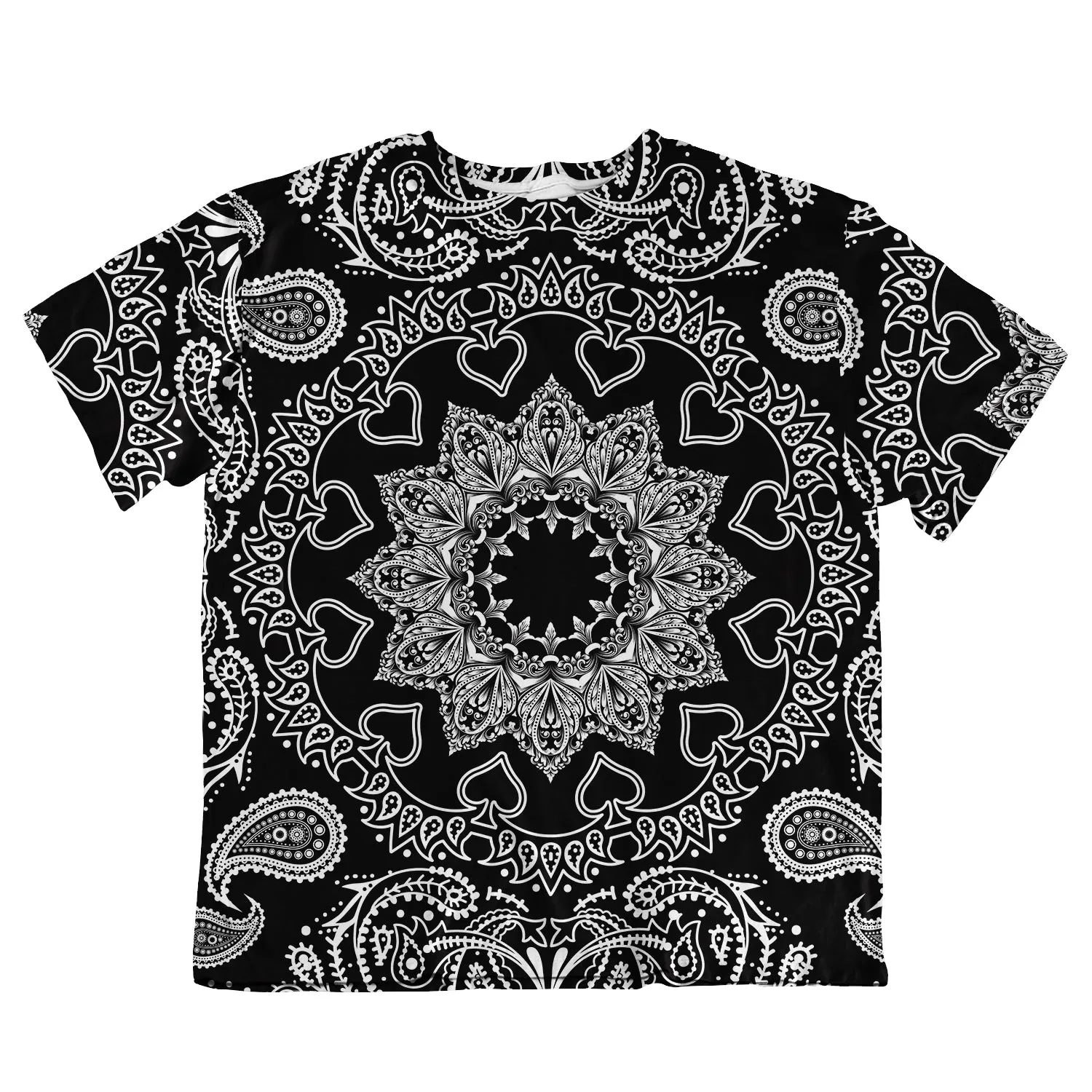 Unisex Oversized Tee - Paisley Pattern sold by Flex Living