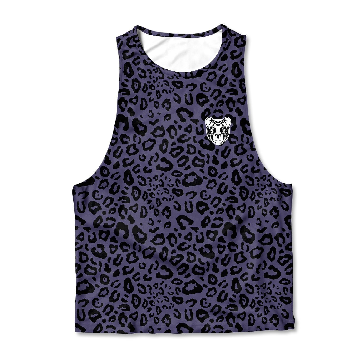 Printed Muscle Tank - Panther Print sold by Flex Living