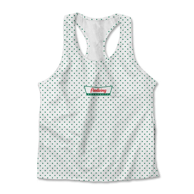 Printed Jersey Tank - Krispy Doughnut sold by Flex Living