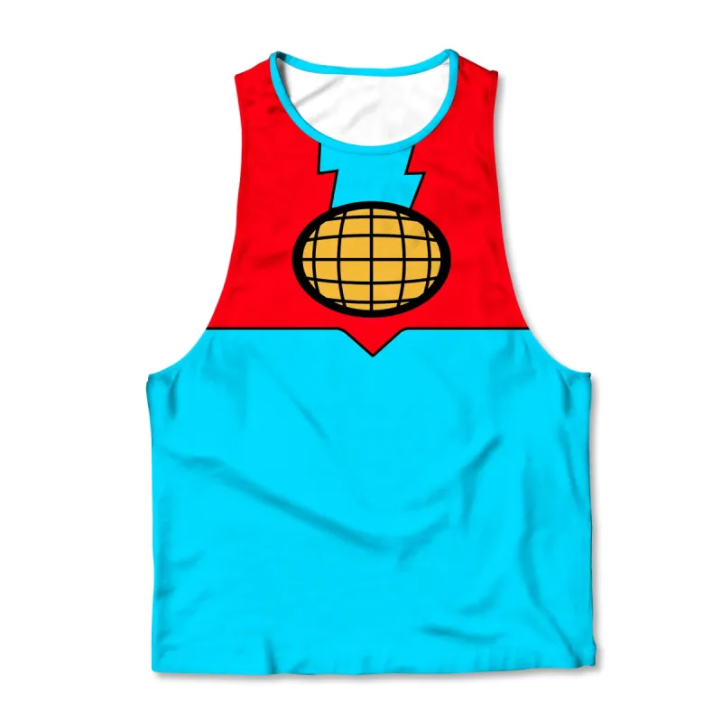 Printed Muscle Tank - Captain Flex made by Flex Living