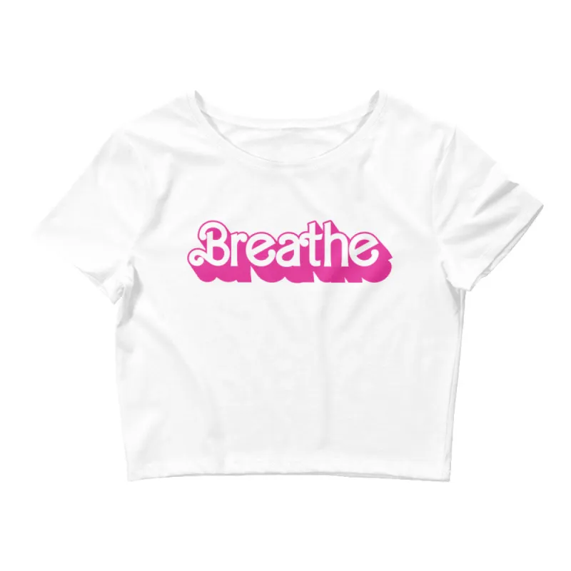 Breathe Crop Tee sold by Flex Living