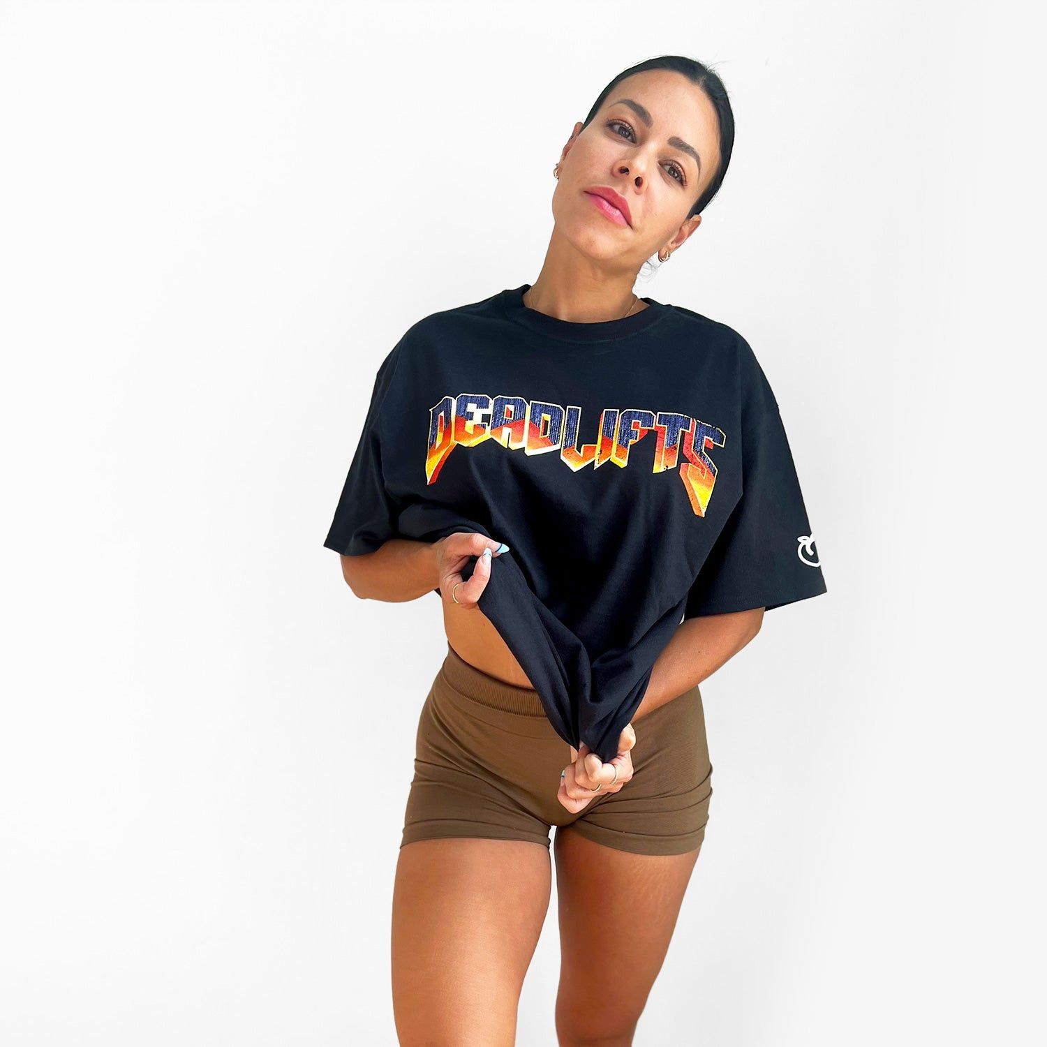 Unisex Oversized Tee - Deadlifts sold by Flex Living product image thumbnail 3