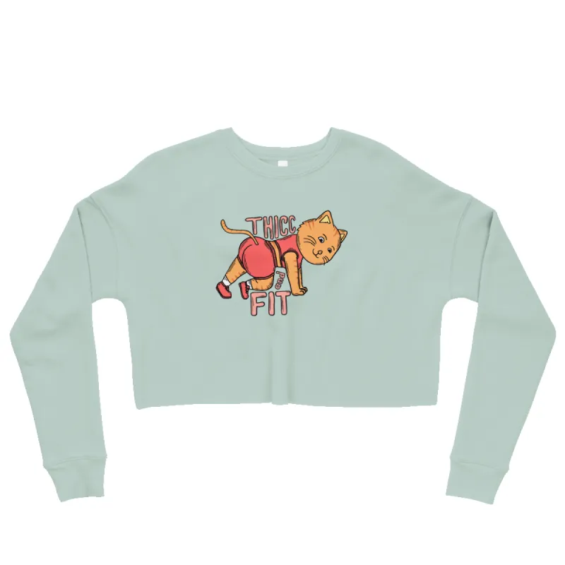 THICC AND FIT CROP SWEATSHIRT sold by Flex Living