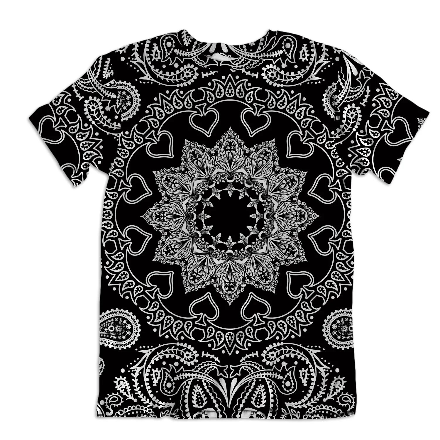 Unisex Cotton Tee - Paisley Pattern sold by Flex Living