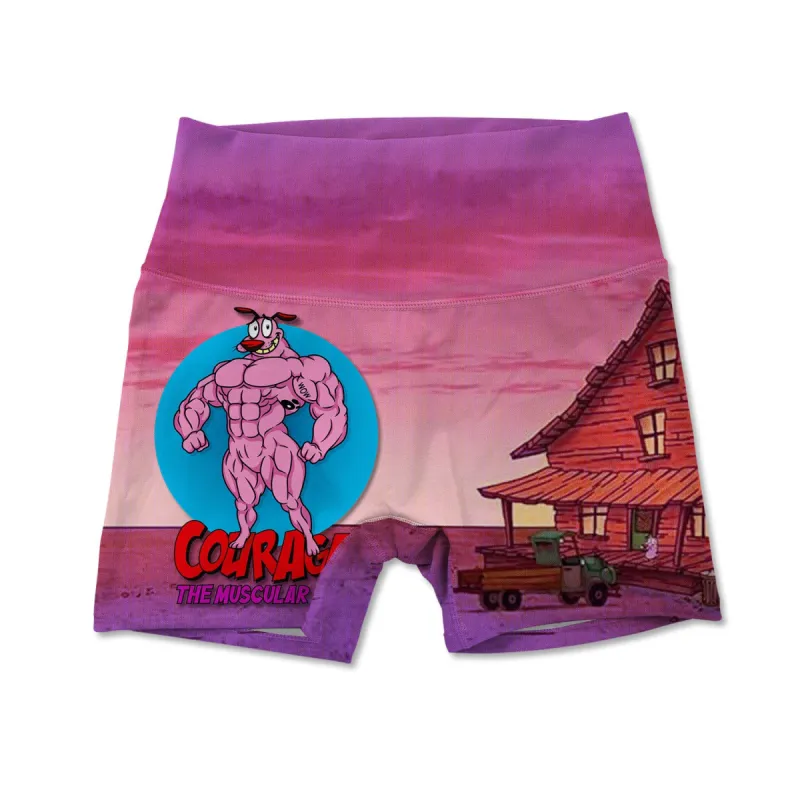 Printed Active Short - The Muscular Dog sold by Flex Living