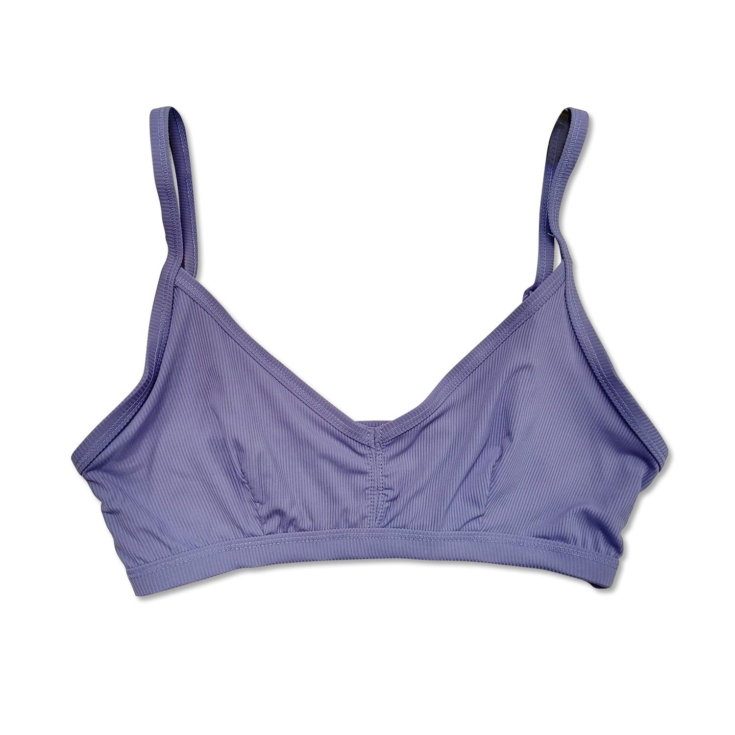 Sweetheart Ribbed Bra - Lavender (75% OFF!) sold by Flex Living product image thumbnail 2