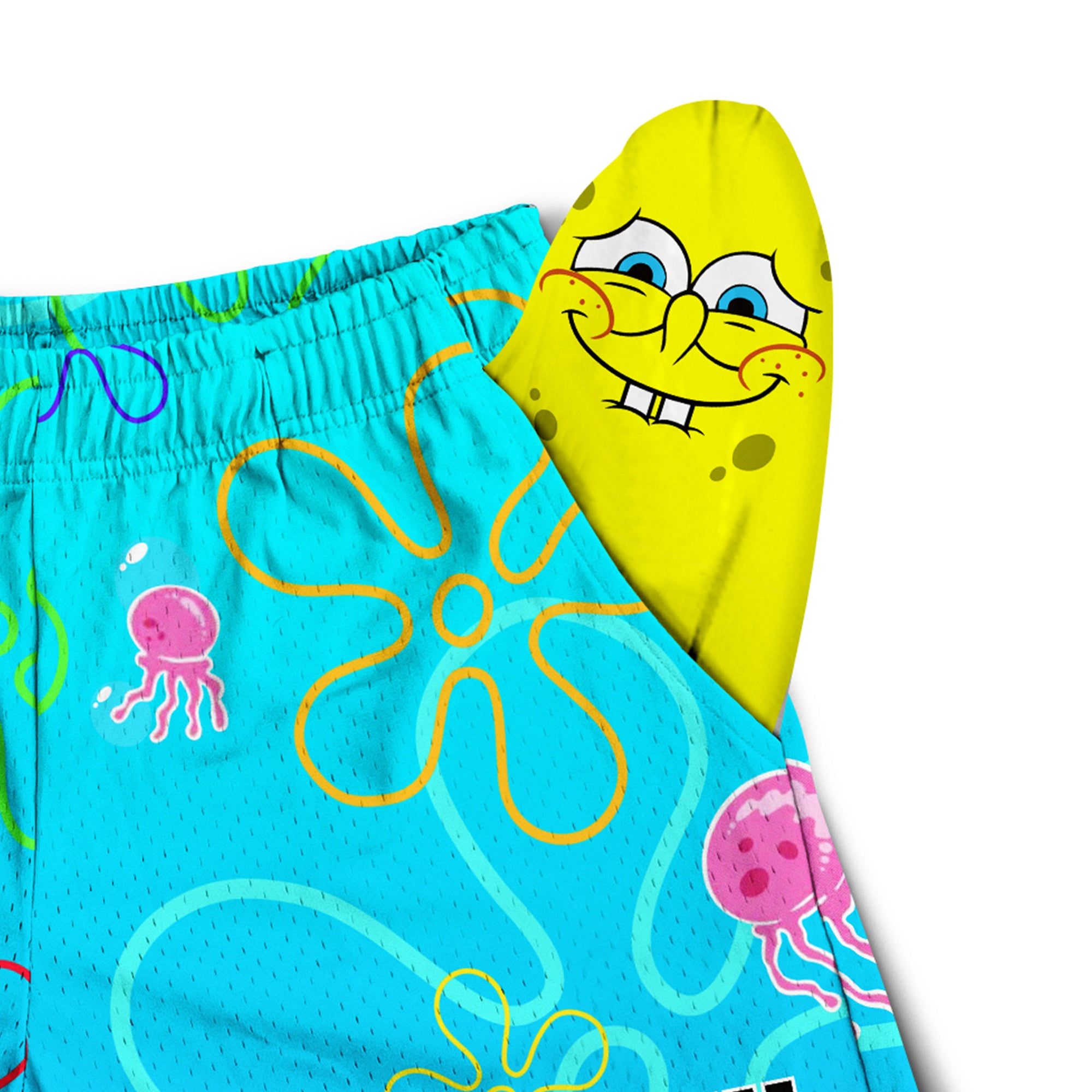 Mesh Flex Shorts 5" - Undersea Parody sold by Flex Living product image thumbnail 2