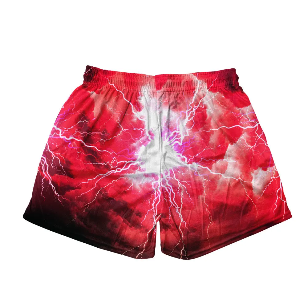 Basic Mesh Short - Red Lightning sold by Flex Living product image thumbnail 2