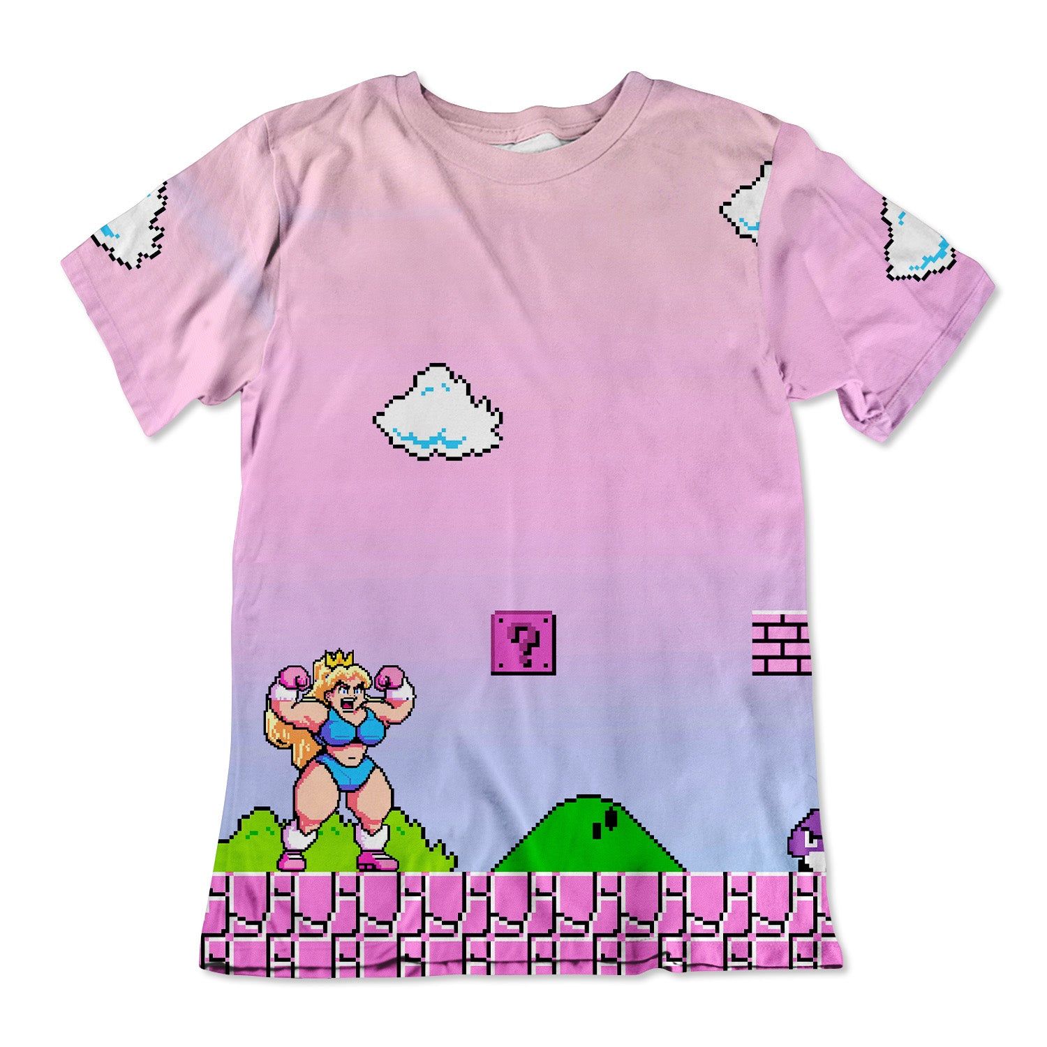 Unisex Cotton Tee - Peach Power sold by Flex Living