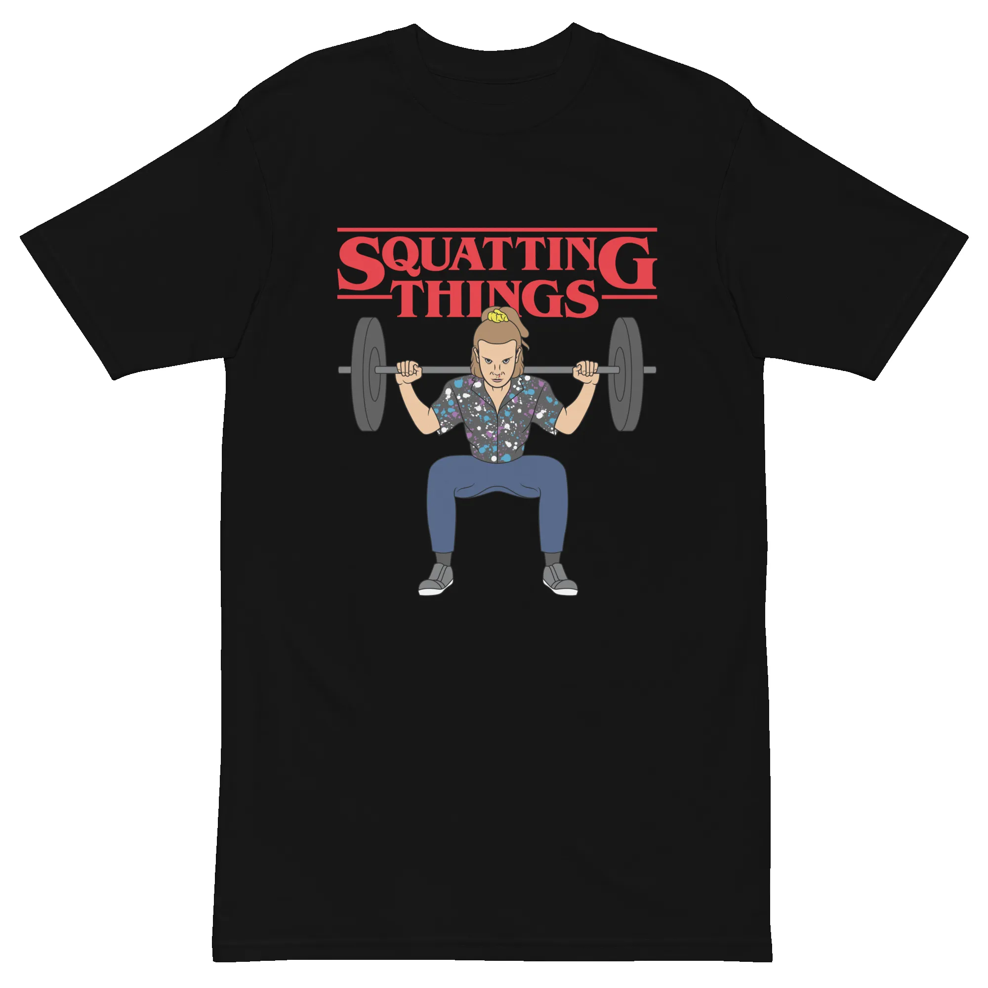 Eleven Squatting Things Premium Graphic Shirt sold by Flex Living product image thumbnail 3