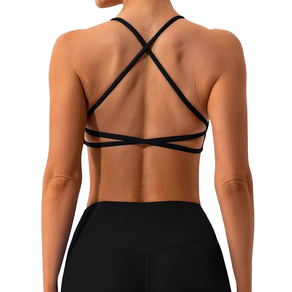 Active Cross Sports Bra - Black sold by Flex Living product image thumbnail 2