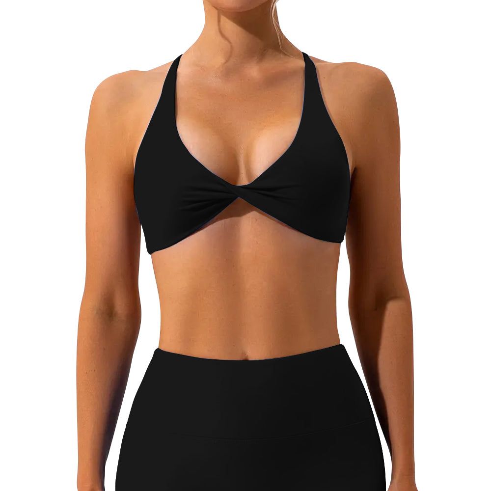 Active Cross Sports Bra - Black sold by Flex Living