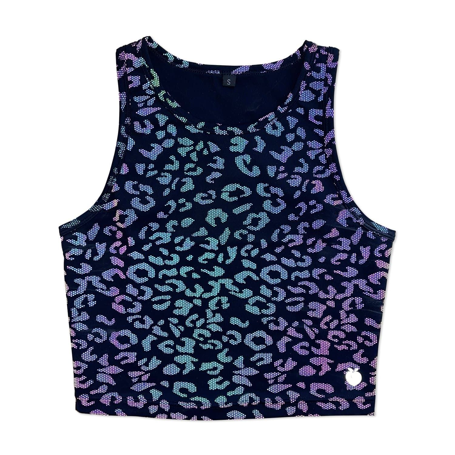 Classic Crop Top - Leopard Reflective sold by Flex Living