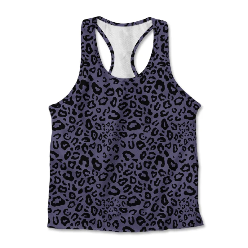 Printed Jersey Tank - Panther Print sold by Flex Living