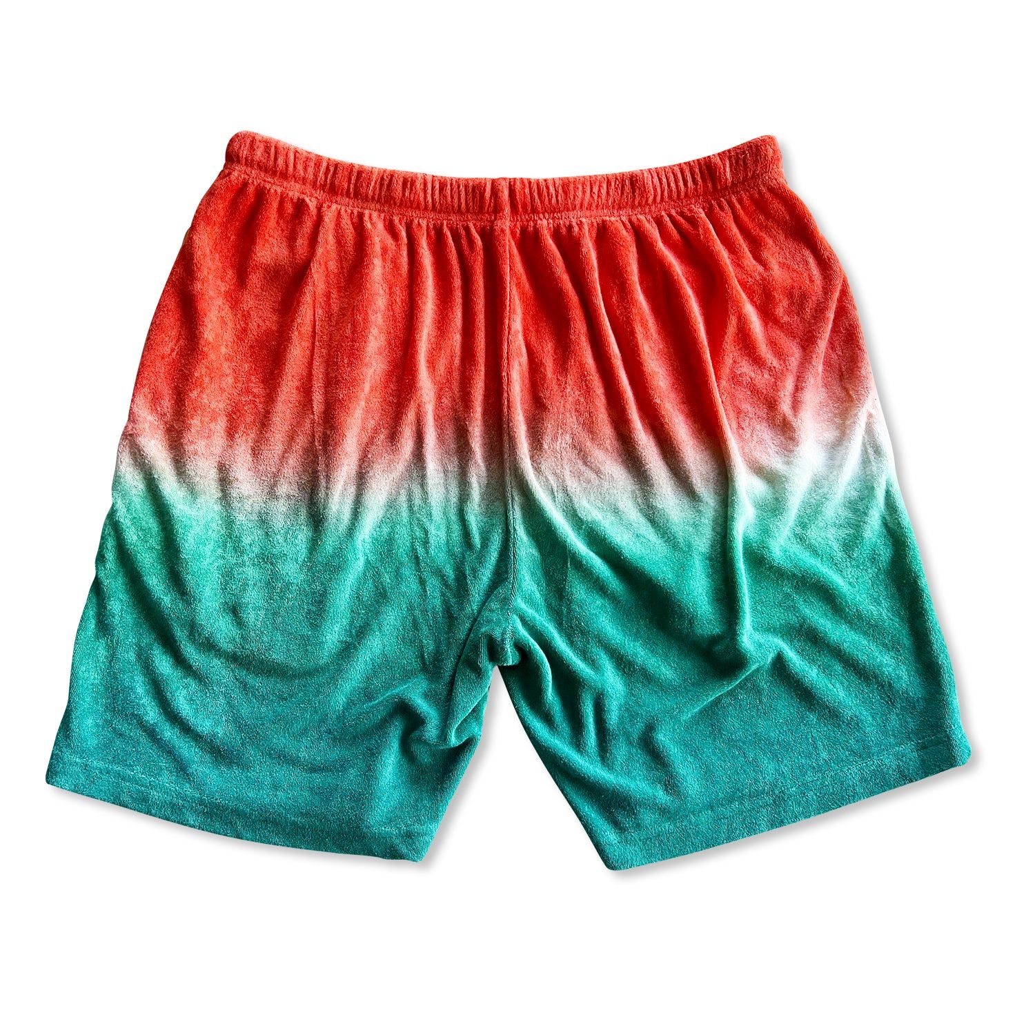 Terry Toweling Resort Shorts - Bomb Pop Dip Dye sold by Flex Living product image thumbnail 2
