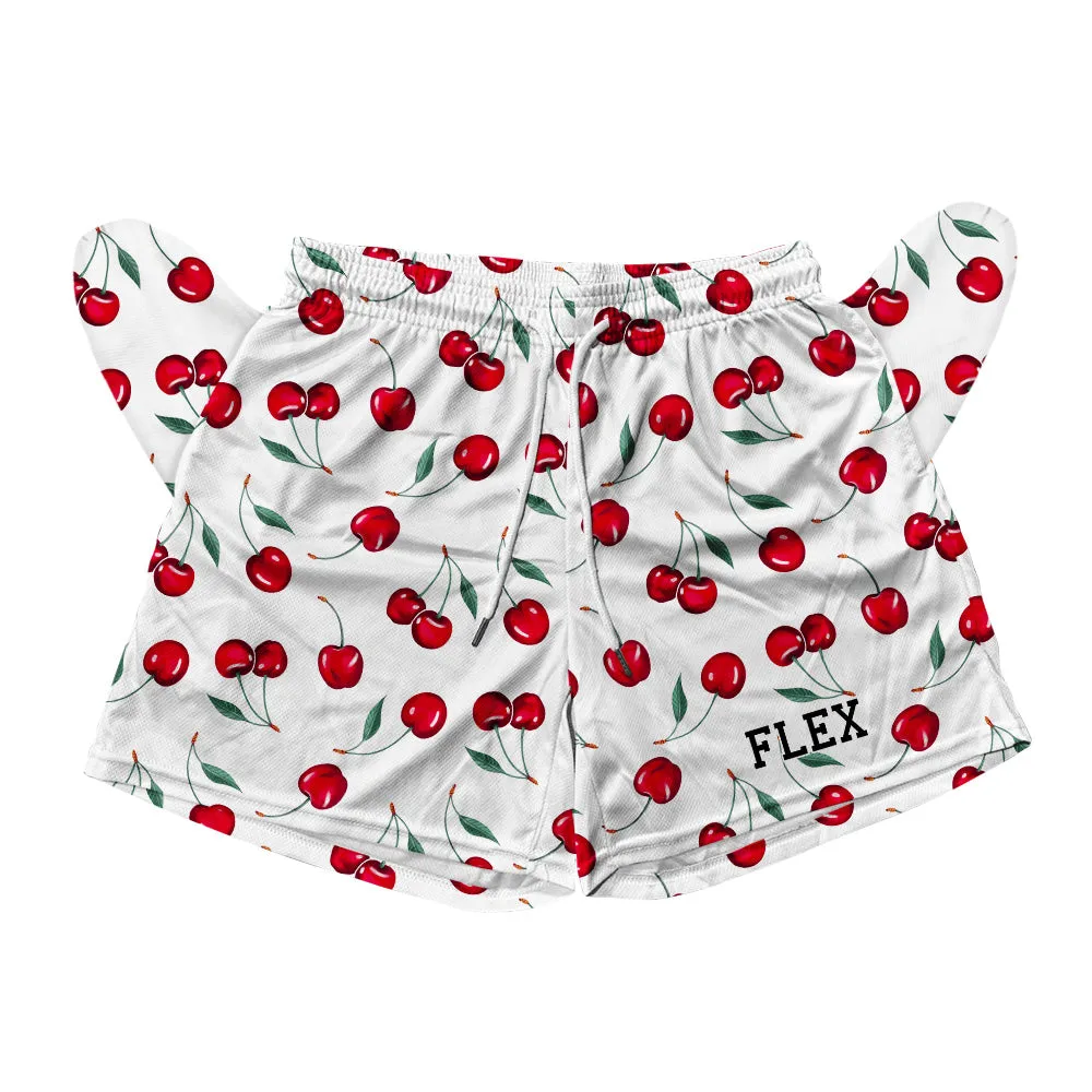 Basic Mesh Short - Cherries sold by Flex Living product image thumbnail 2